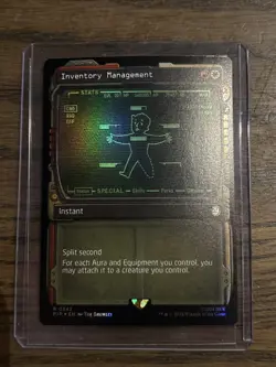 Inventory Management Showcase Foil MTG Fallout PIP 342 NM Unplayed - Image 1