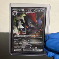 Pokemon TCG N's Zoroark ex 185/159 Journey Together Holo SIR NM+ CONTENDER! - Image 1