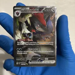Pokemon TCG N's Zoroark ex 185/159 Journey Together Holo SIR NM+ CONTENDER! - Image 3