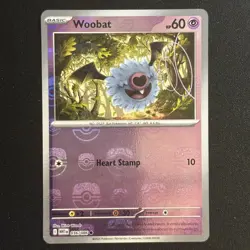 Pokemon TCG | Woobat (Master Ball Pattern) 036/086 | SV: White Flare | NM - Image 1
