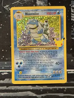 Blastoise 2/102 - Celebrations: Classic Collection - Holo Rare -Pokemon TCG - Image 1