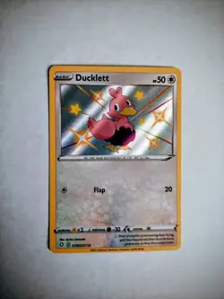 Pokemon Card Ducklett SV095/SV122 Shining Fates: Shiny Vault - Rare - N/M - Image 1