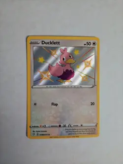 Pokemon Card Ducklett SV095/SV122 Shining Fates: Shiny Vault - Rare - N/M - Image 2