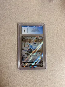POKEMON 2021 EVOLVING SKIES GLACEON V ALTERNATE FULL ART 175/203 CGC 9 - Image 1