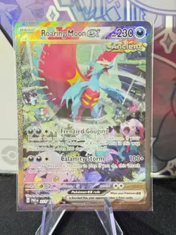 Roaring Moon ex 251/182 SIR Pokemon Sv04: Paradox Rift English Near Mint - Image 1