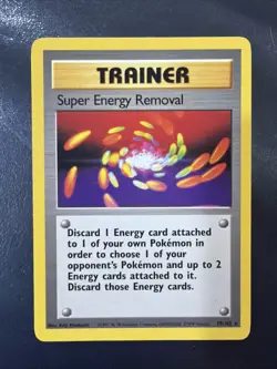 Super Energy Removal 79/102 Pokemon TCG 1999 Base Set Unlimited - Image 1