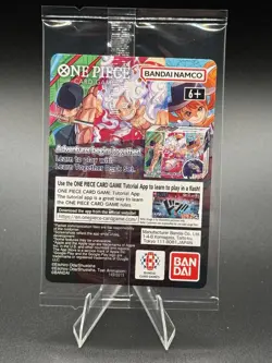 One Piece Monkey.D.Luffy College Basketball US Voyage P-055 Gonzaga Promo Sealed - Image 2