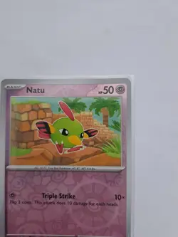 Pokemon Reverse Holo & Non-Holo Natu 071/182 Paradox Rift Bundle - Image 3