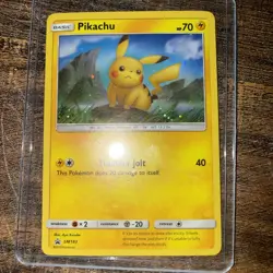 POKEMON TCG Pikachu Promo SM183 [SWIRL] - NM - Image 1