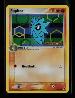 Pupitar 58/101 Reverse Holo Dragon Frontiers Stamped Pokemon Card - Image 1