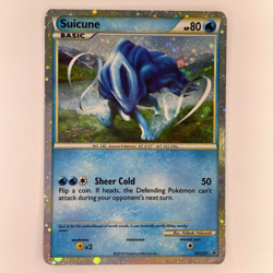 SUICUNE HOLO SWIRL HGSS21 BLACK STAR PROMO HP POKEMON - Image 1