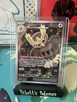 Noctowl 141 Sealed Promo Pokemon Stellar Crown Holo NM / Pack Fresh! - Image 1