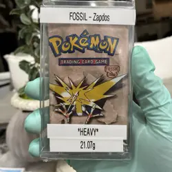 (HEAVY) Pokemon Fossil Booster Pack Unlimited – Zapdos - Sealed WOTC – 21.07 g - Image 2