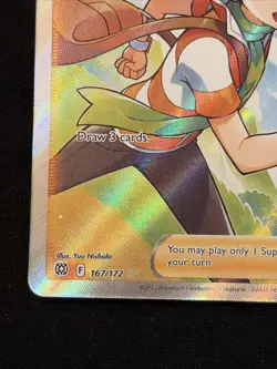 Barry (Full Art) Ultra Rare SWSH09: Brilliant Stars 167/172 Pokemon - Image 5