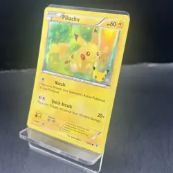 Pokemon Card Pikachu 26/ 83 XY Generations 20th Anniversary Stamped Promo L/P - Image 4