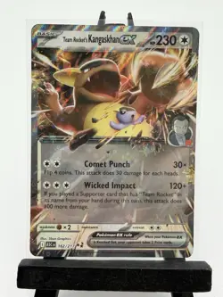 Team Rocket’s Kangaskhan ex 162/217 Double Rare Pokemon Ascended Heroes - Image 1