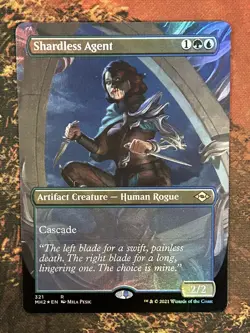 MTG Shardless Agent Borderless Foil Rare #321 - Modern Horizons 2 - NM - Image 1