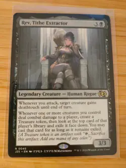 MTG Rev, Tithe Extractor (Anime) 0045 J25 Foundations M/NM Free UK P&P - Image 1