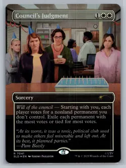Magic: The Gathering -THE OFFICE- Council's Judgment (FOIL PROMO) #7041 - Image 1