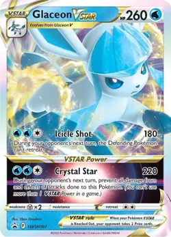 Pokemon TCG Glaceon V Star Special Collection Sword & Shield (Factory Sealed) - Image 3