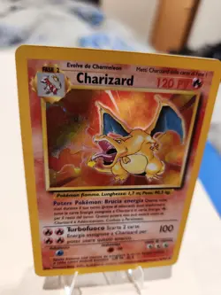Pokemon 2000 Base Set Unlimited Italian #4 Charizard-Holo - Image 2