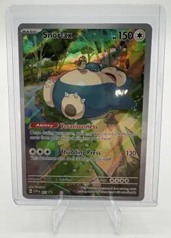 Pokemon TCG Snorlax #51 Scarlet & Violet 151 Promo Card Near Mint Condition - Image 3