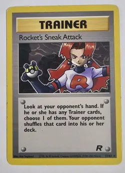 Rocket's Sneak Attack 72/82 Non Holo Team Rocket Set Rare Pokemon Card - Image 1