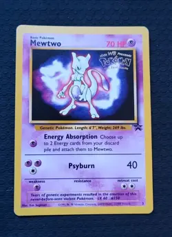 Mewtwo - Pokemon TCG Movie Promo Black Star 3 LP - Image 1