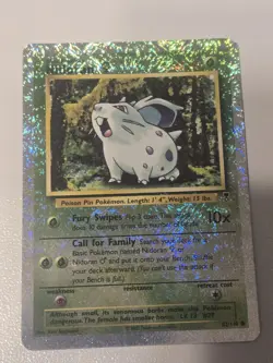 Pokemon Nidoran Legendary Collection Reverse Holo Card 82/110 - Image 1