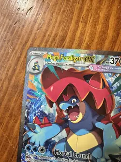 Pokemon TCG Ascended Heroes Mega Feraligatr EX 274/217 SIR NEW CLEAN - Image 2