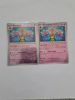 Pokemon 078/182 Gourgeist Reverse Holo & Non Holo Paradox Rift Bundle - Image 1