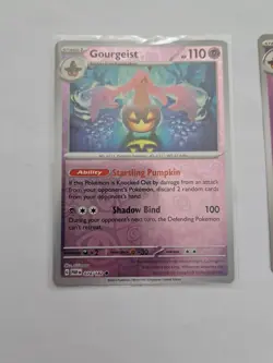 Pokemon 078/182 Gourgeist Reverse Holo & Non Holo Paradox Rift Bundle - Image 2