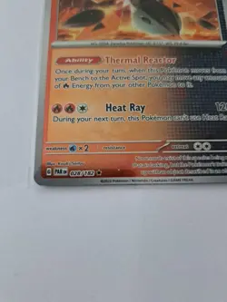 Pokemon 028/182 Iron Moth Reverse Holo Paradox Rift VGC - Image 4