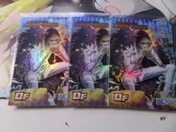 Donquixote Rosinante~ One Piece ~ DF-033~ M/NM HOLO Cross Guild 3 Lot - Image 1