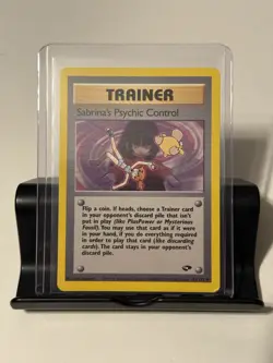 Sabrina's Psychic Control 121/132 Gym Challenge, Vintage Pokemon Card - NM/LP! - Image 1