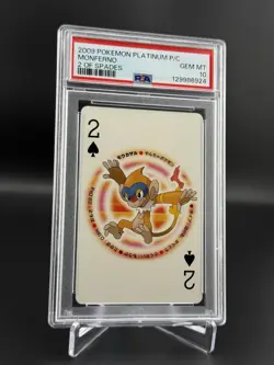 Monferno 2 of Spades - 2009 Pokemon Platinum Playing Cards Gem PSA 10 - Image 1