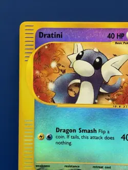 Dratini 107/165 Reverse Holo Expedition Pokemon Card 2002 WoTC E-Reader NM - Image 5