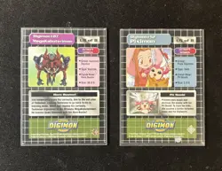 Megakabuterimon #87 & Piximon #52 1999 Upper Deck Digimon Holo Cards - Image 4