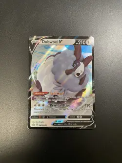 Dubwool V SWSH049 SWSH: Sword & Shield Promo Cards Holo - Image 1