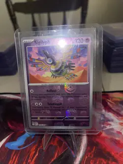 Sigilyph English Master Ball Pattern Holo Card 038/086 Sv11w: White Flare - Image 1