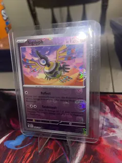 Sigilyph English Master Ball Pattern Holo Card 038/086 Sv11w: White Flare - Image 3