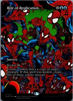 Rite of Replication 14 MTG Marvel Universe Mythic Normal NM - Image 1