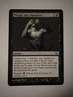 Mtg Plunge Into Darkness - Image 1
