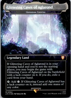 Glittering Caves of Aglarond - Gemstone Caverns 364 LTC NM FOIL MTG - Image 1