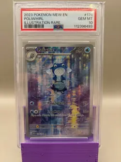 PSA 10 GEM Mint - Poliwhirl #176 Pokemon Scarlet & Violet, Graded - Image 1