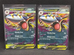 Pokemon TCG MEGA SHARPEDO EX 061/094 ME02: Phantasmal Flames Ultra Rare Lot x2 - Image 1