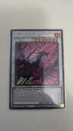 Bramble Rose Dragon DOOD-EN039 Secret Rare 1st Edition NM Yugioh - Image 1