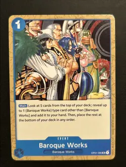 Baroque Works - Romance Dawn (OP01-090) One Piece TCG ENG UC NM - Image 1