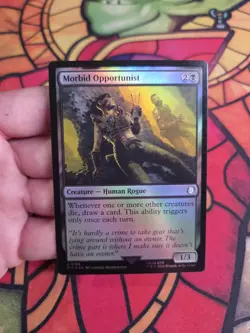 Morbid Opportunist Universes Beyond: Fallout Foil MTG NM - Image 1