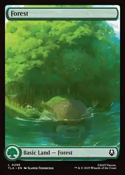 4x Forest (296) Full Art - Avatar the Last Airbender - MTG - NM - Image 1